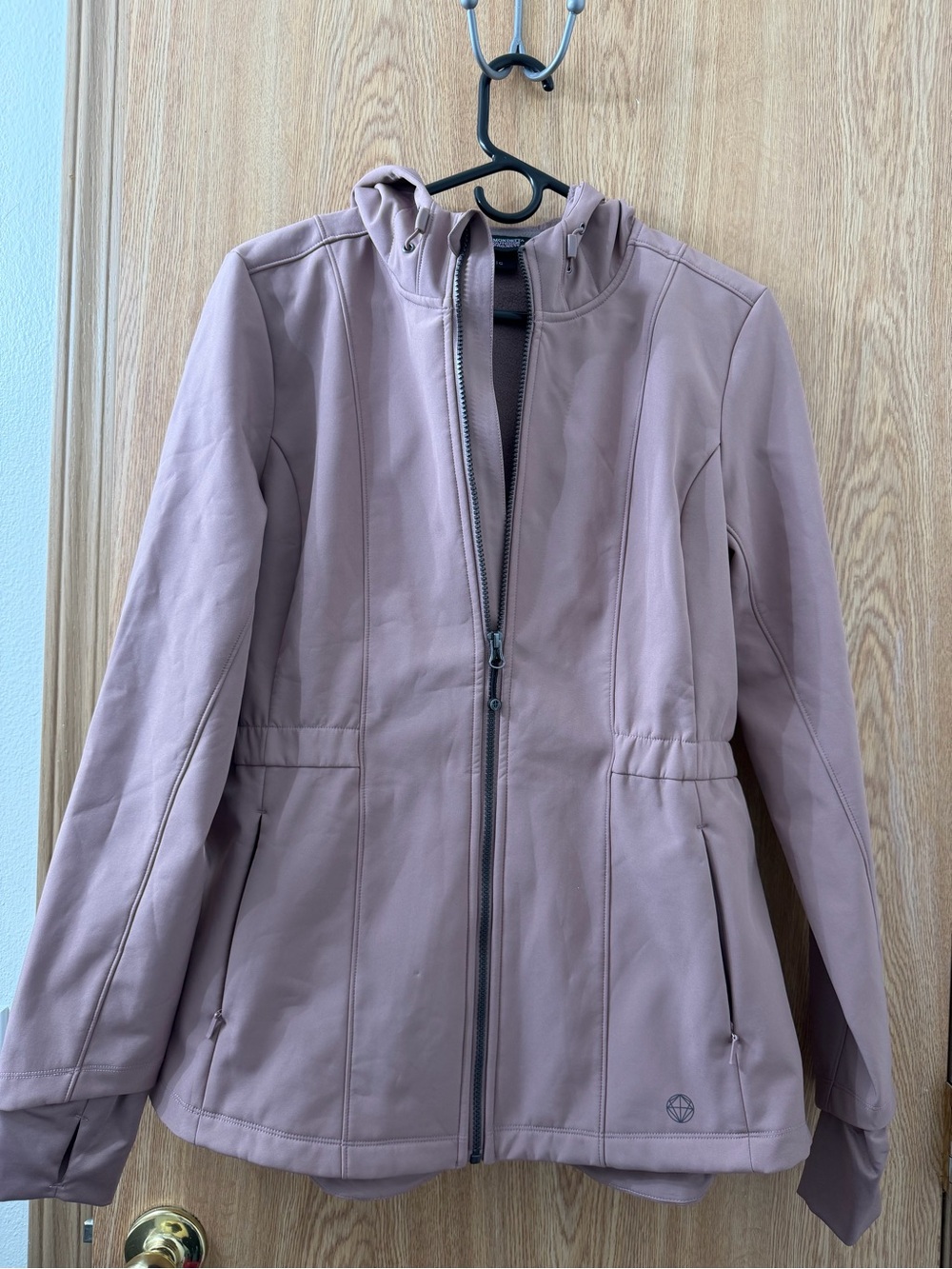 Mondetta Women's Hooded Utility Jacket - Dusty Rose